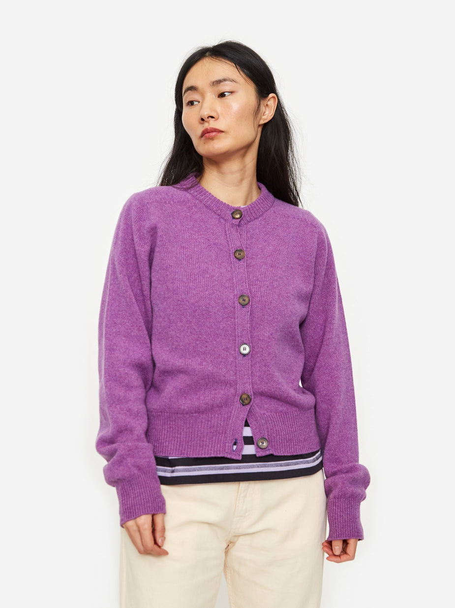 YMC YMC Ramona Cardigan - Lilac - Purple