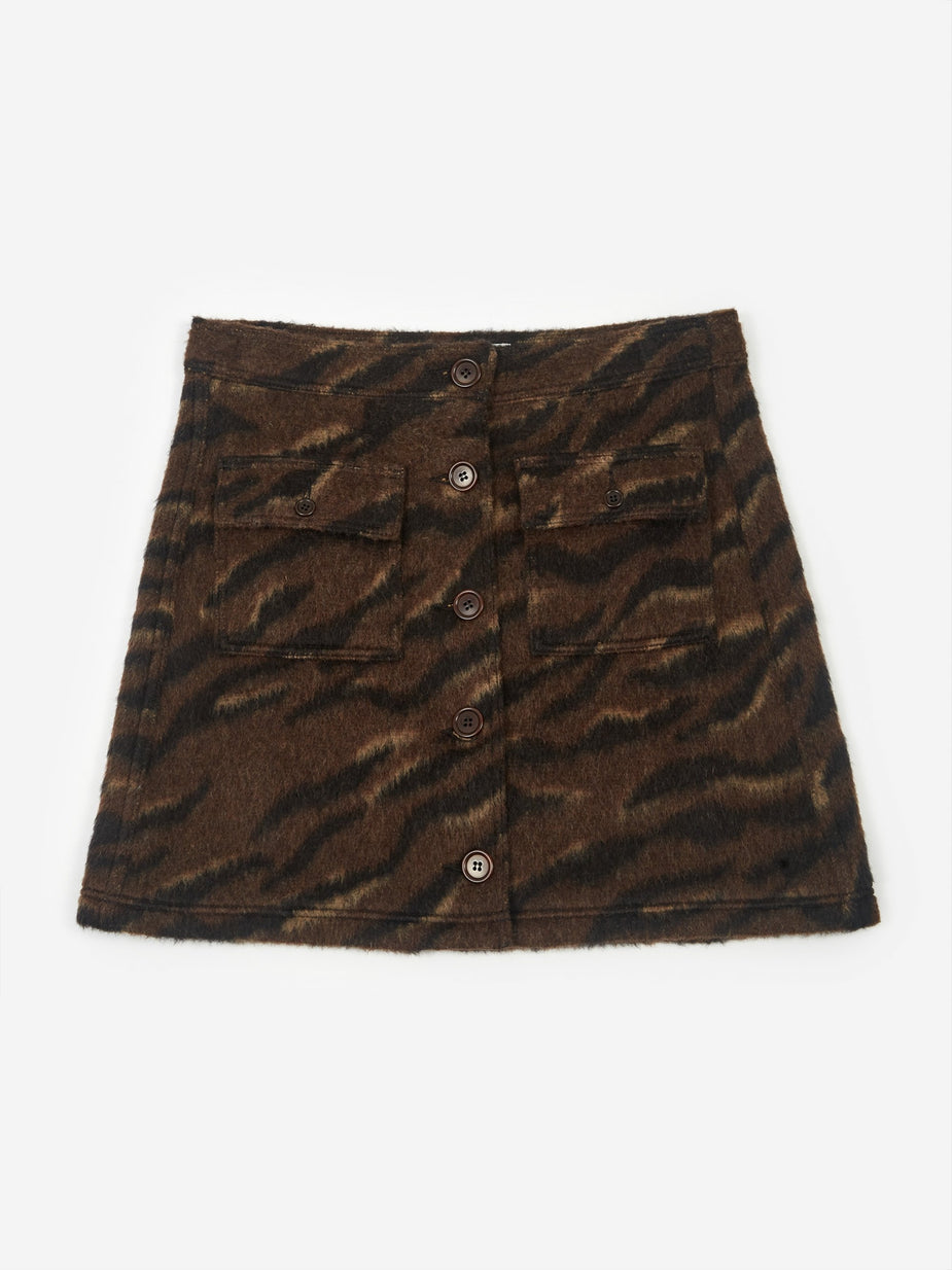 YMC YMC Rapture Skirt - Brown - Brown