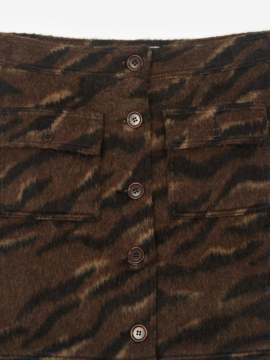 YMC YMC Rapture Skirt - Brown - Brown