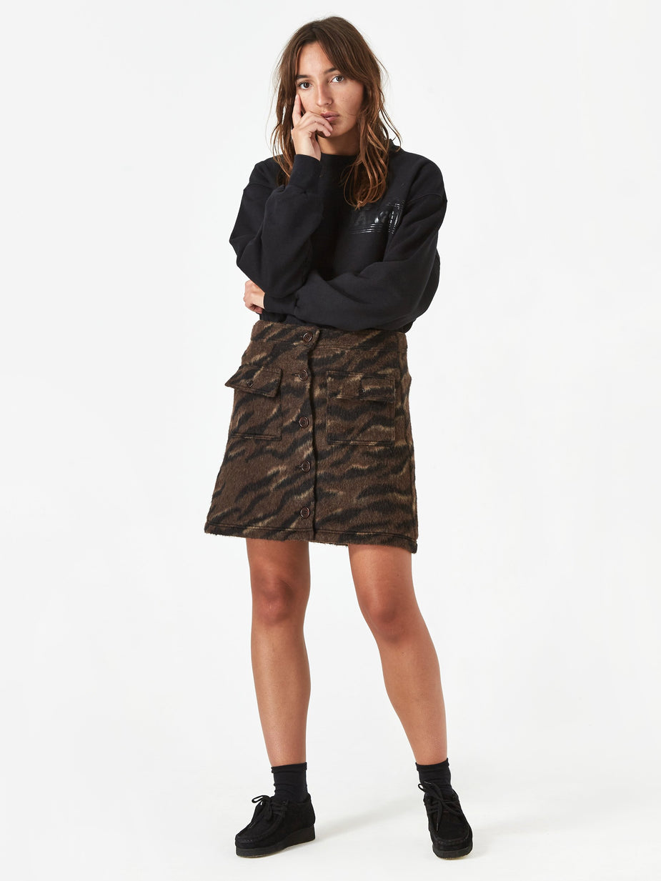 YMC YMC Rapture Skirt - Brown - Brown