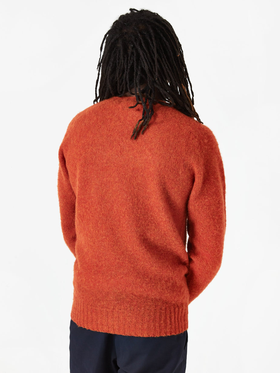 YMC YMC Suedehead Crewneck Jumper - Rust - Other