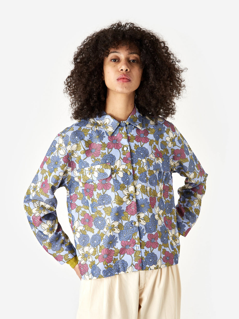 YMC YMC Vegas Longsleeve Shirt - Floral Print - Other