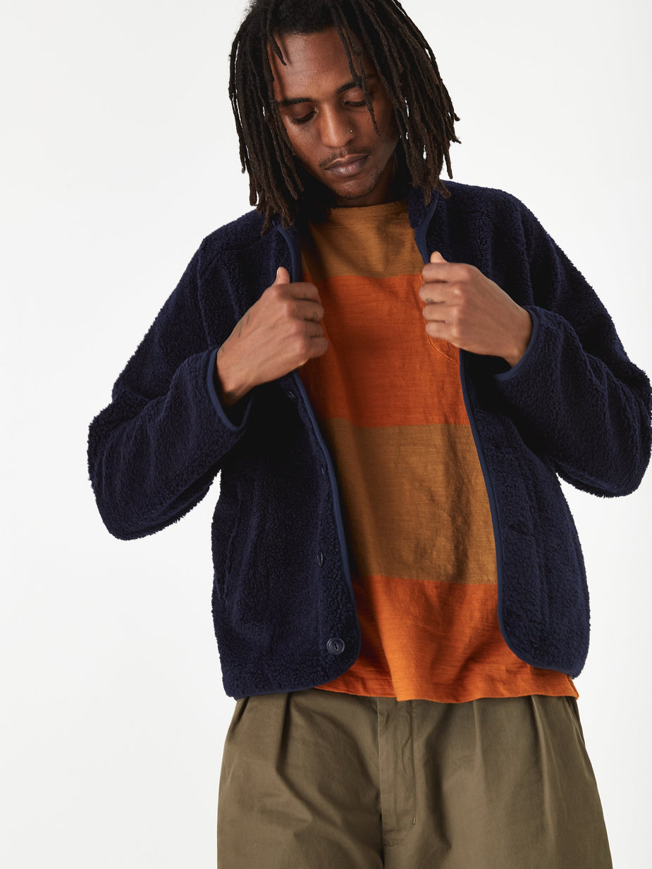YMC YMC Beach Jacket - Navy - Blue