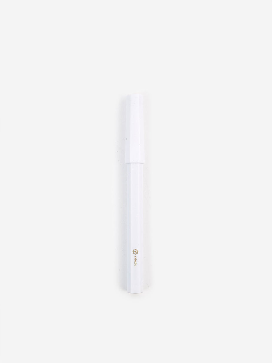 Ystudio Ystudio Resin Rollerball Pen - White - White