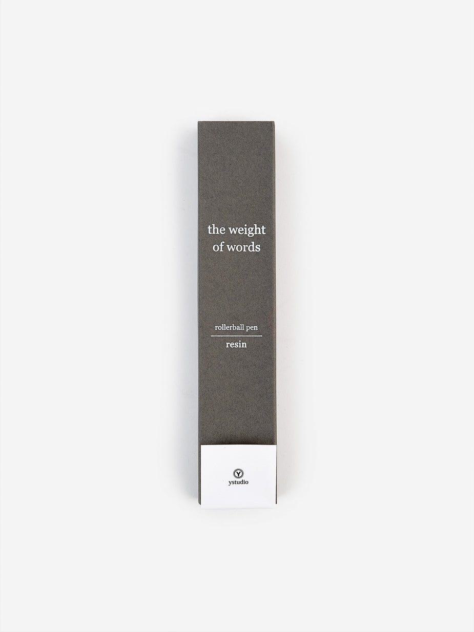 Ystudio Ystudio Resin Rollerball Pen - White - White