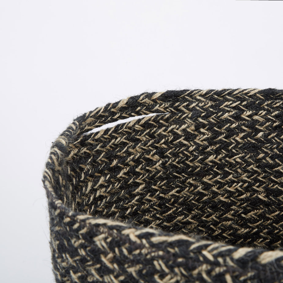 YUYU YUYU x Goodhood Exclusive Medium Round Basket - Black & White - Black