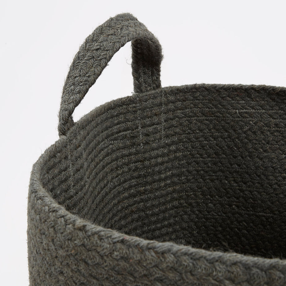 YUYU YUYU Round Basket - Charcoal - Other