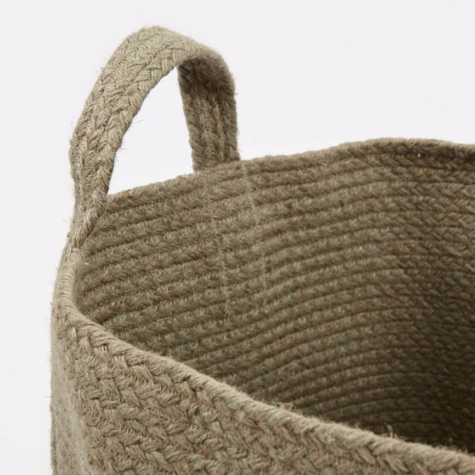 YUYU YUYU Round Basket - Green - Green