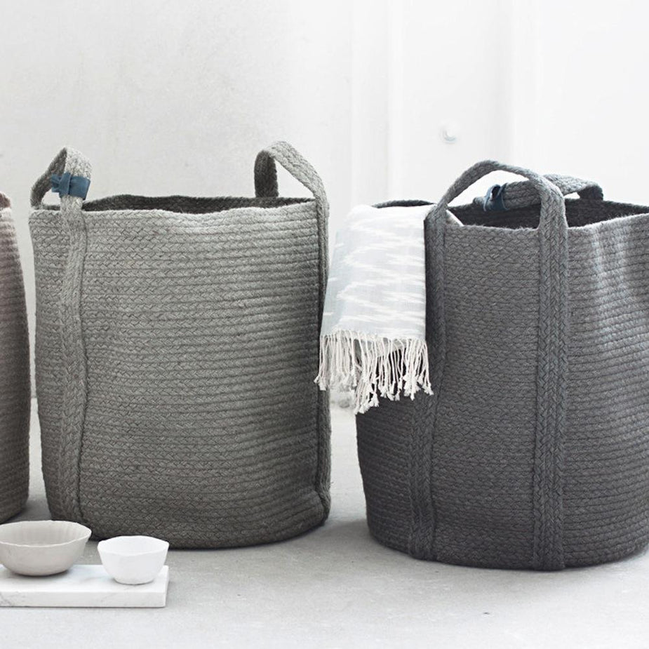 YUYU YUYU Round Basket - Charcoal - Other