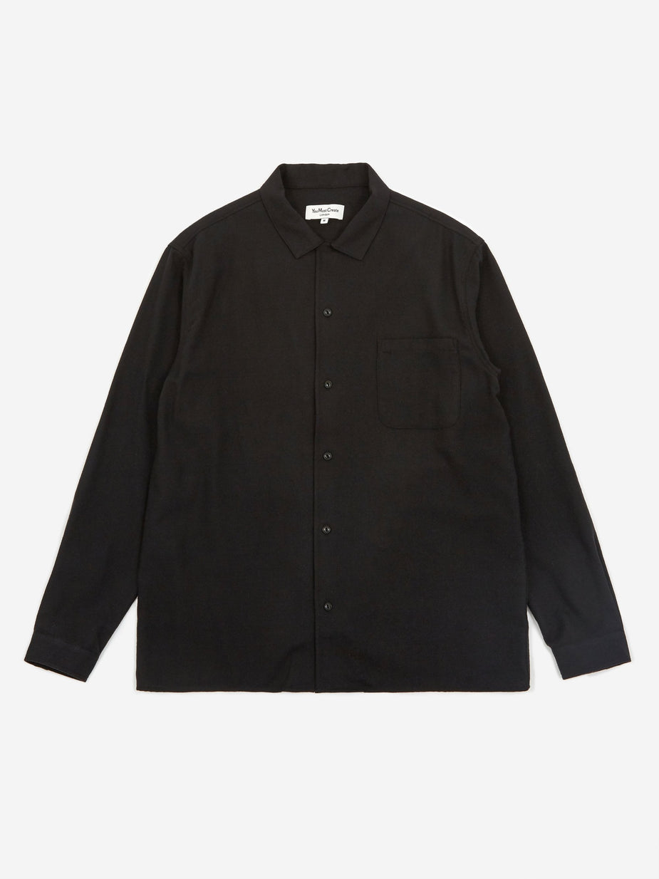 YMC YMC Feathers Shirt - Black - Black