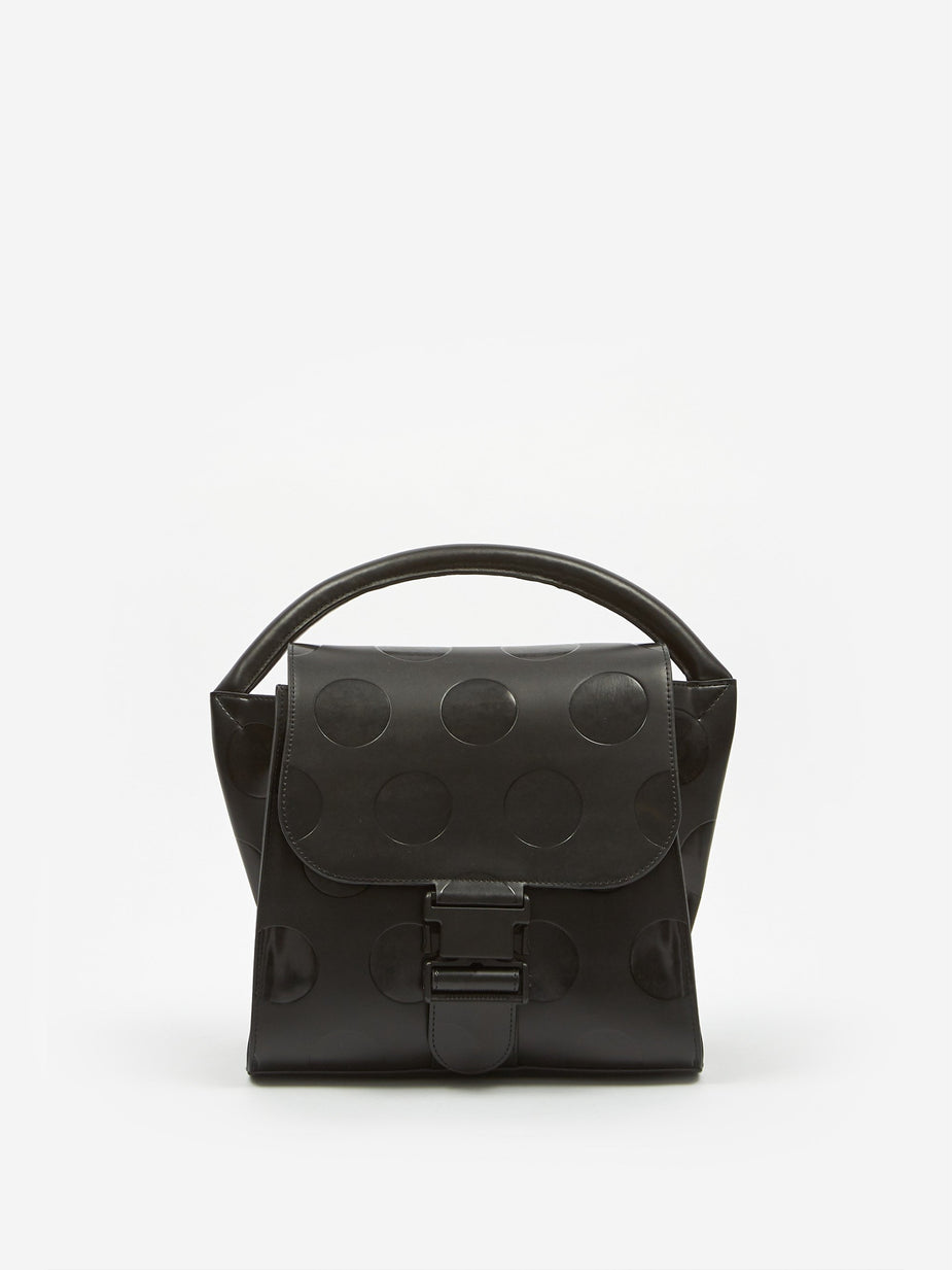 Zucca Zucca Buckle Bag Spot Medium - Black - Black