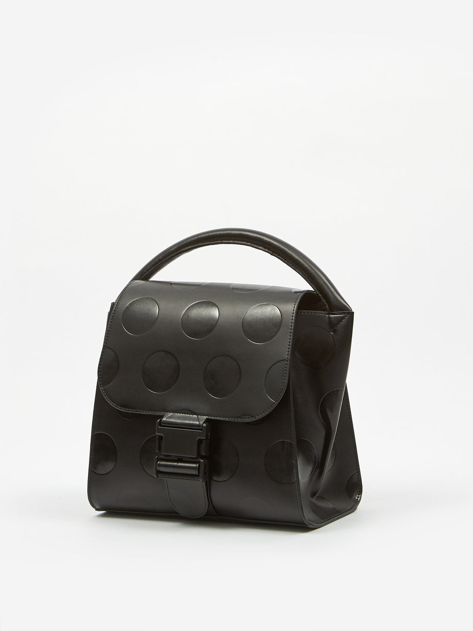 Zucca Zucca Buckle Bag Spot Medium - Black - Black