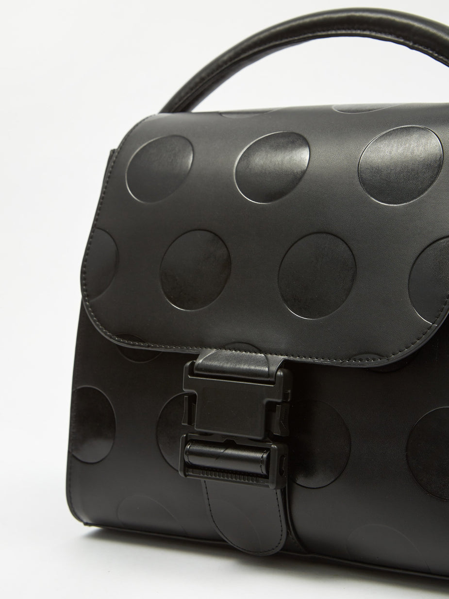 Zucca Zucca Buckle Bag Spot Medium - Black - Black