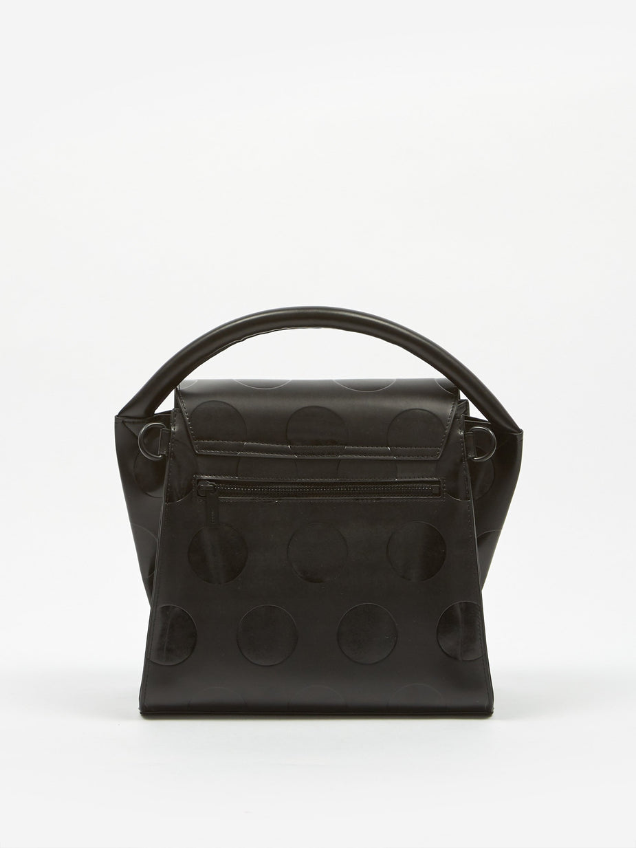Zucca Zucca Buckle Bag Spot Medium - Black - Black