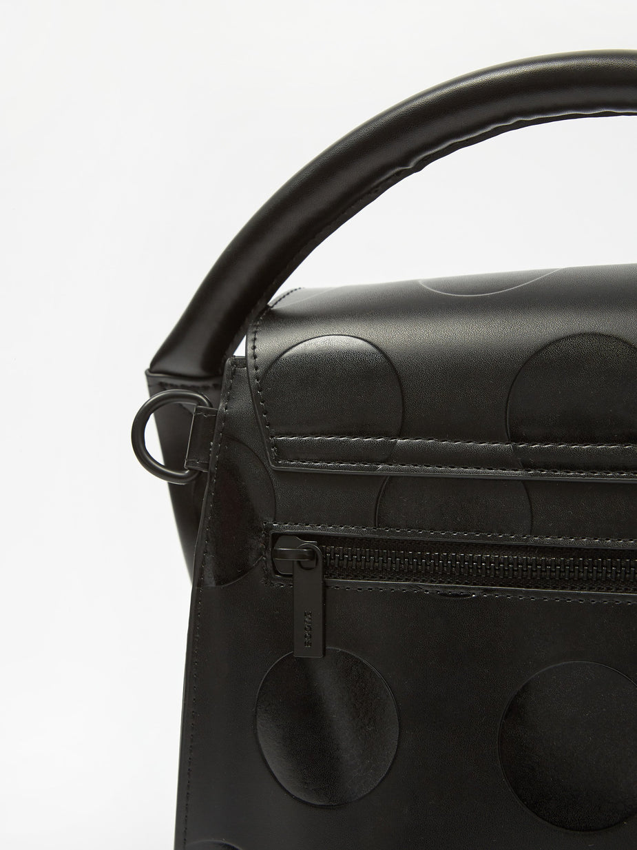 Zucca Zucca Buckle Bag Spot Medium - Black - Black