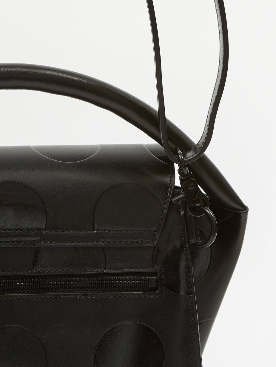 Zucca Zucca Buckle Bag Spot Medium - Black - Black