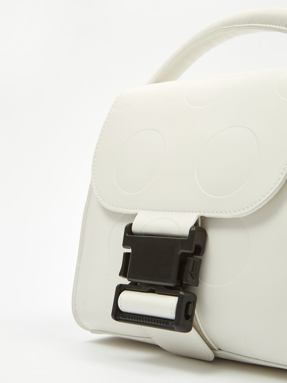 Zucca Zucca Buckle Bag Spot Small - White - White