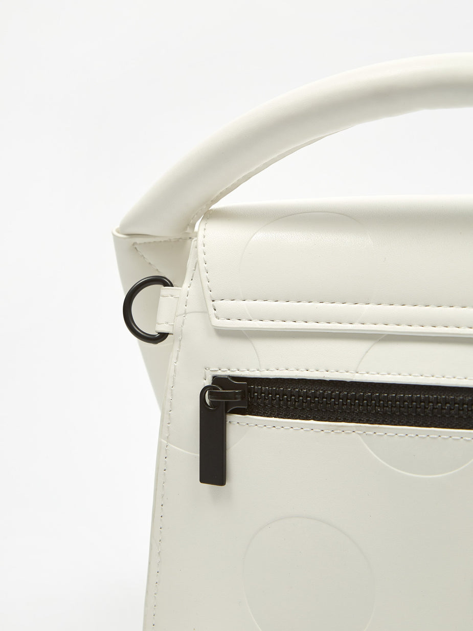 Zucca Zucca Buckle Bag Spot Small - White - White