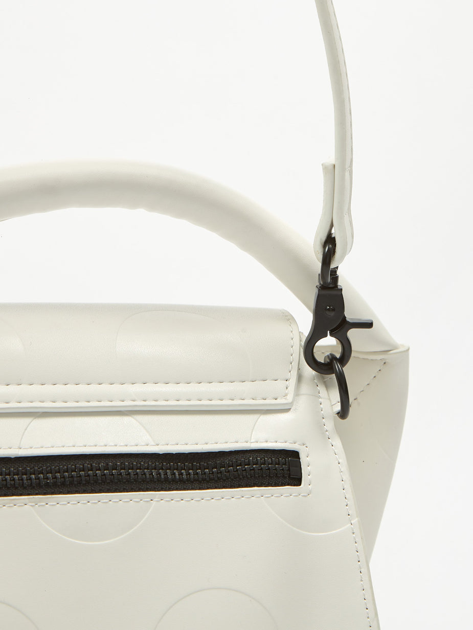 Zucca Zucca Buckle Bag Spot Small - White - White