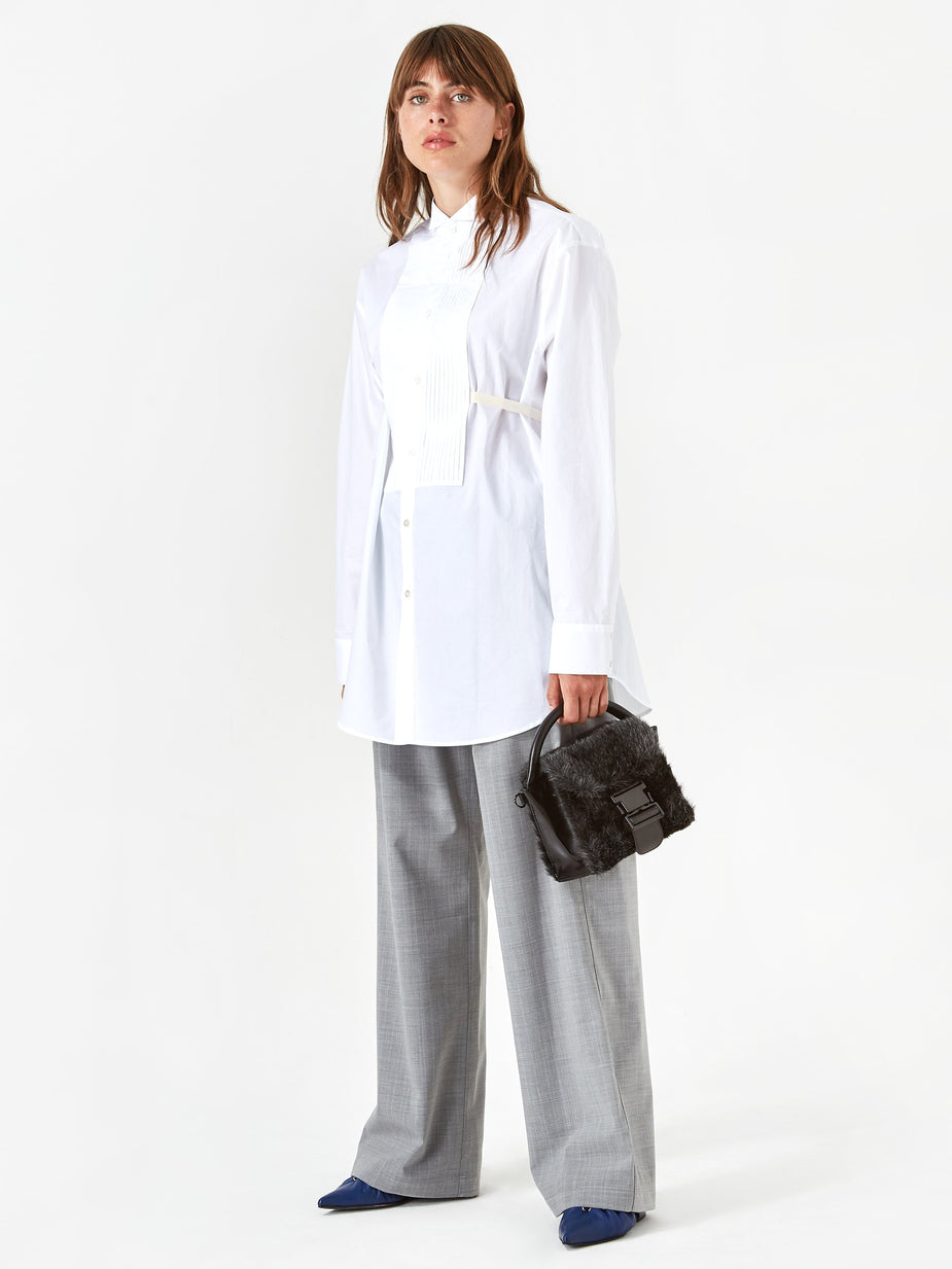 Zucca Zucca Buckled Bag Fur - Dark Grey - Grey
