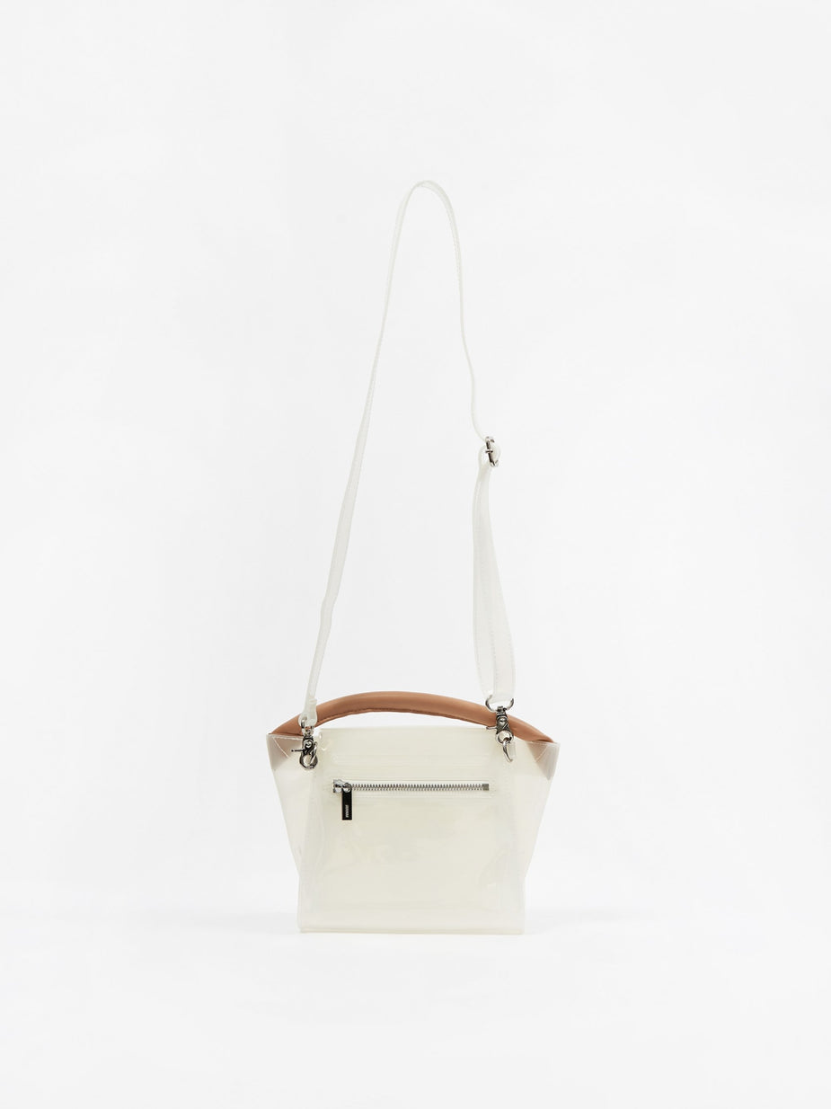 Zucca Zucca Buckled Bag Milk Medium - White - White
