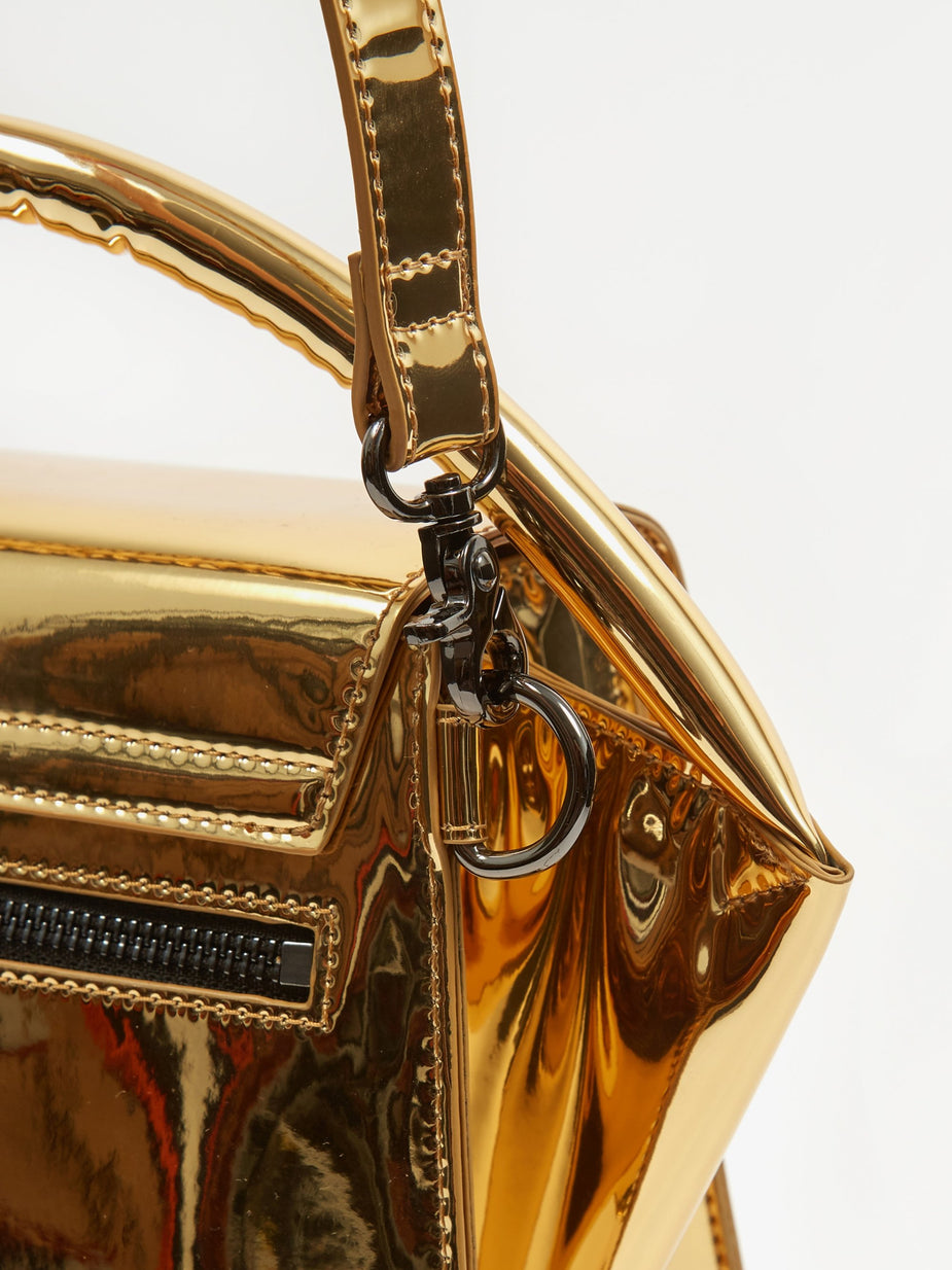 Zucca Zucca Buckled Bag Mirror - Gold - Gold
