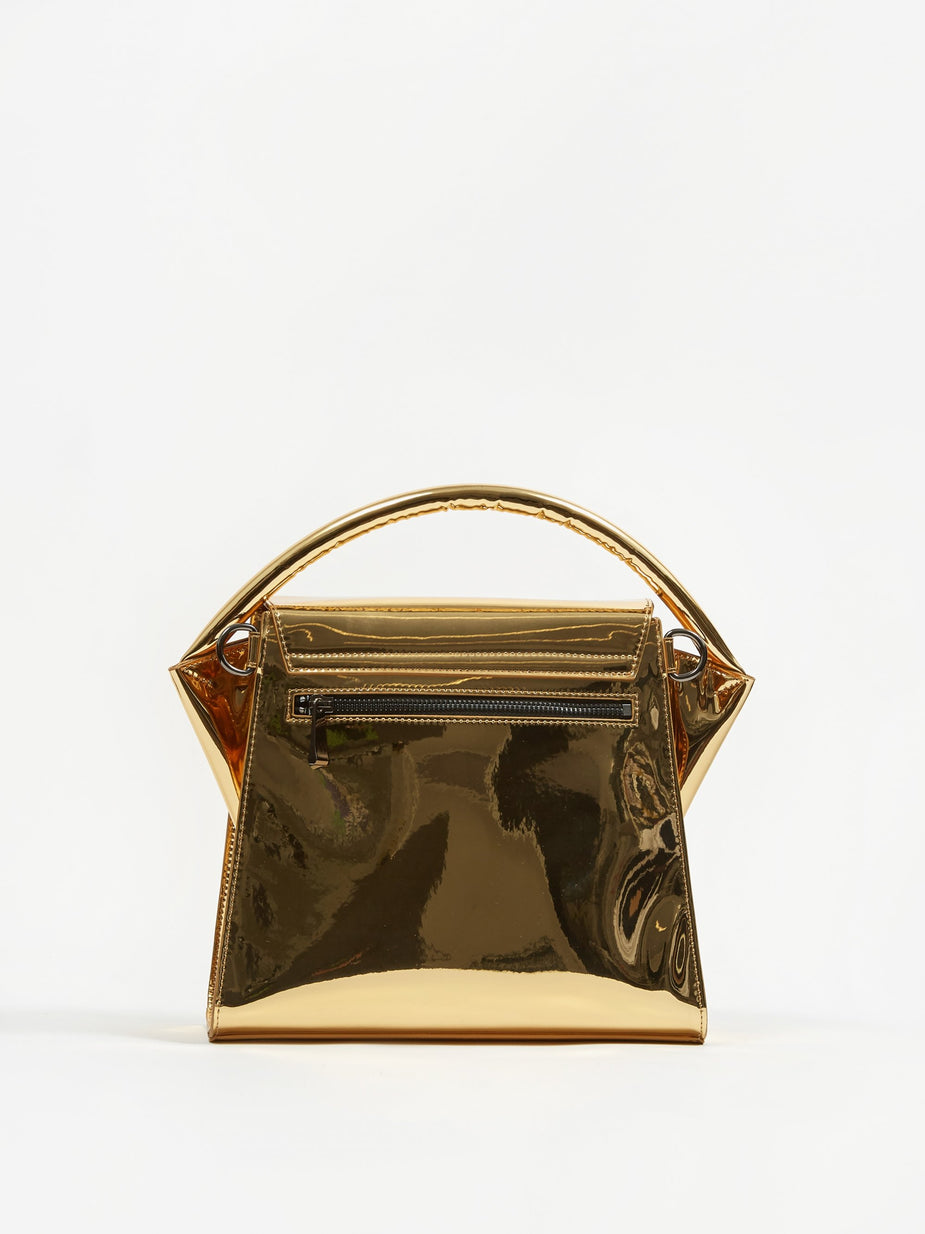 Zucca Zucca Buckled Bag Mirror - Gold - Gold