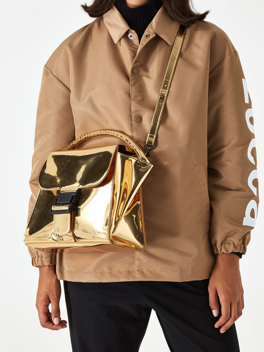 Zucca Zucca Buckled Bag Mirror - Gold - Gold