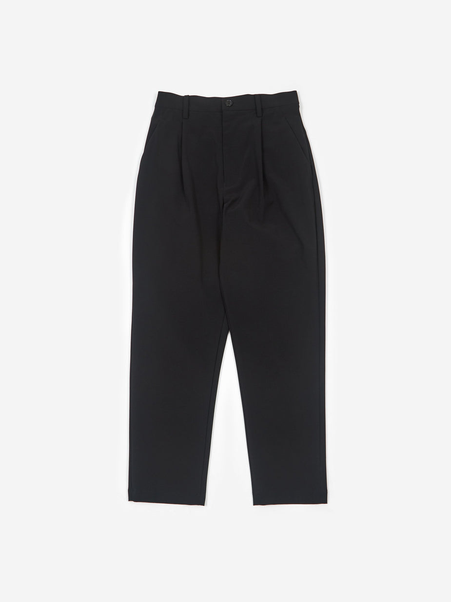 Zucca Zucca Carvico Pleat Trouser - Black - Black