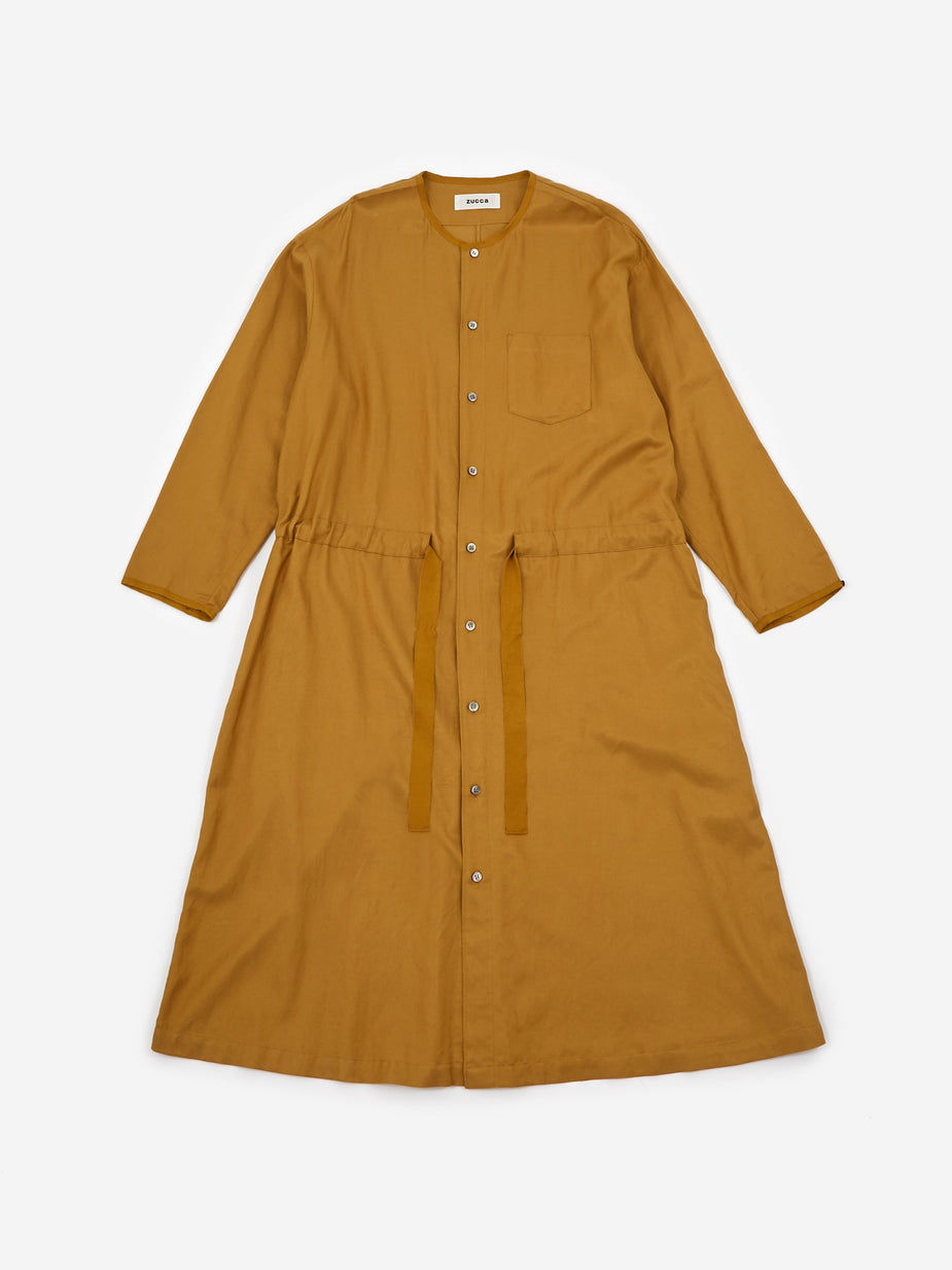 Zucca Zucca Cotton Rayon Twill Dress - Camel - Other
