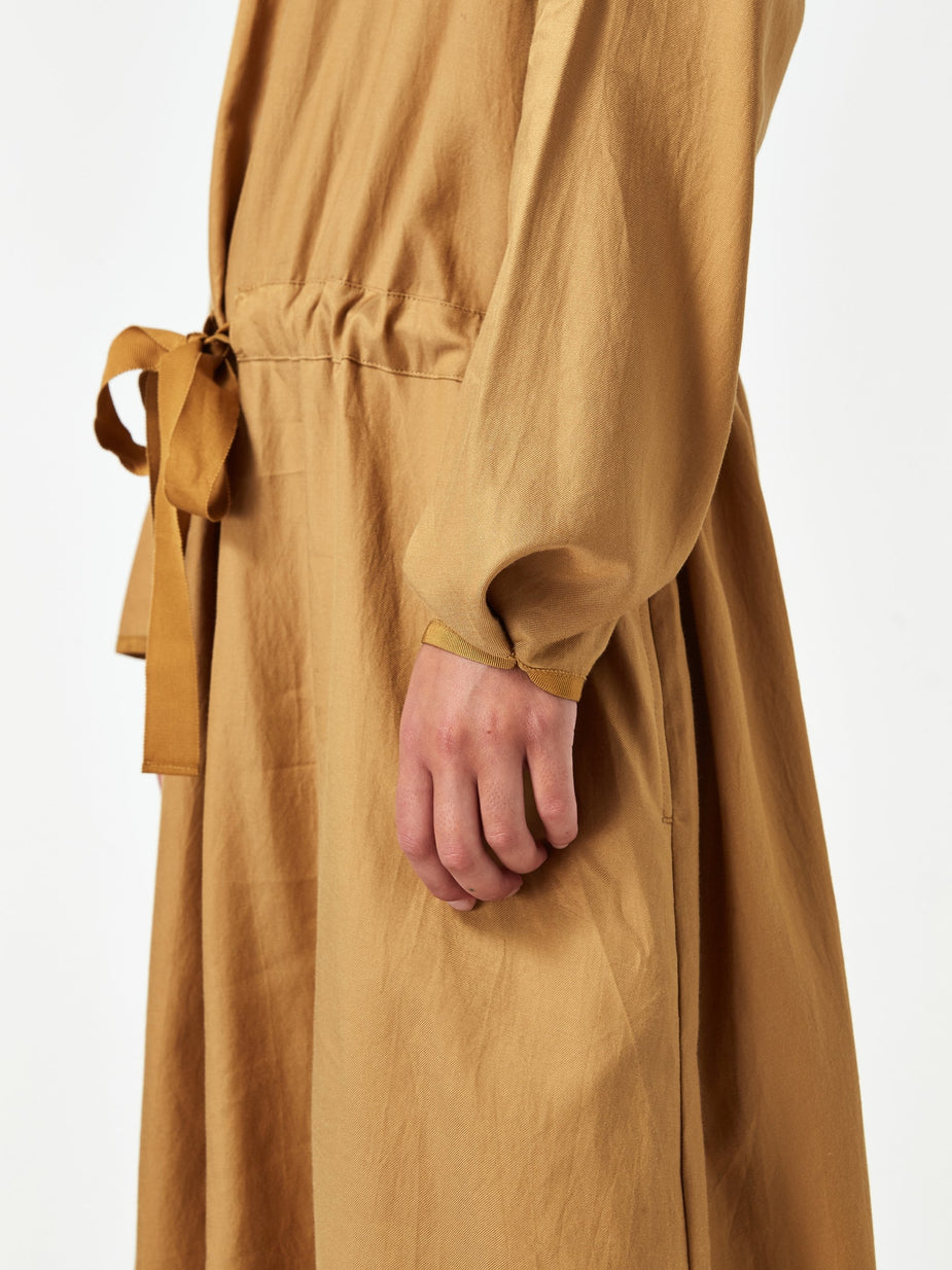 Zucca Zucca Cotton Rayon Twill Dress - Camel - Other
