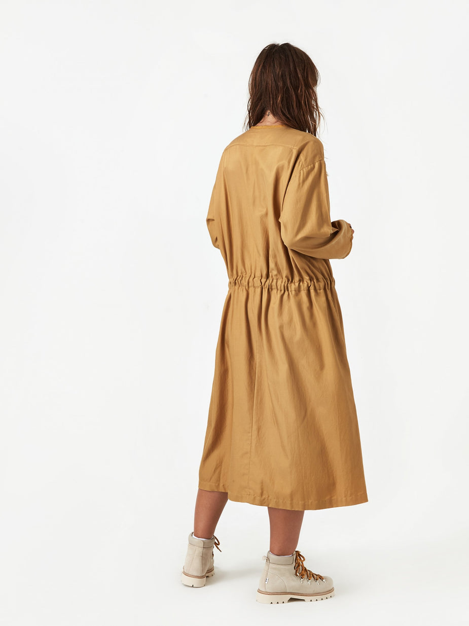 Zucca Zucca Cotton Rayon Twill Dress - Camel - Other