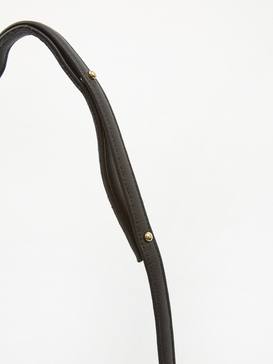 Zucca Zucca Recycled Leather Bag Medium - Black - Black