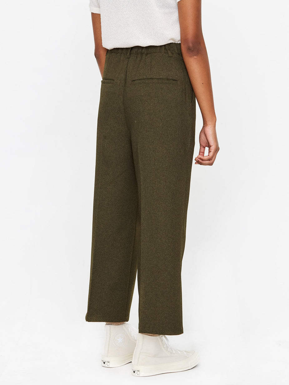 Zucca Zucca Tailored Trouser - Khaki - Green