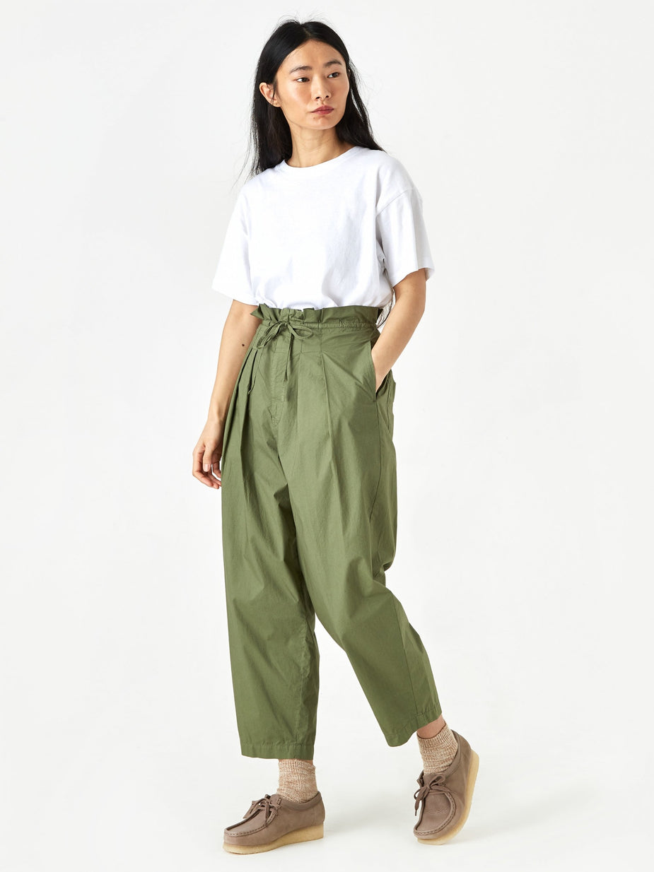 Zucca Zucca Typewriter Cotton Trouser - Khaki - Neutrals